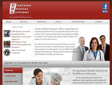 Tablet Screenshot of easternmedicalsupport.com